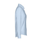 THC TOKYO WOMEN II. Women's long-sleeved oxford shirt with pearl coloured buttons - Image 4