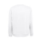 THC COLOMBO WH. Unisex sweatshirt in Italian with ribbed collar, cuffs and waistband. White - Image 4