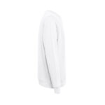 THC COLOMBO WH. Unisex sweatshirt in Italian with ribbed collar, cuffs and waistband. White - Image 5