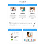 STARTER KIT INFINITEBOOK A5. Set includes an A5 "Infinitebook", cleaning kit, marker and marker holder - Image 4