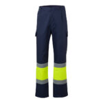 VL ARTEMIS. Two-tone trousers, in twill (190g/m²), cotton (20%) and polyester (80%) - Image 3