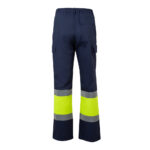 VL ARTEMIS. Two-tone trousers, in twill (190g/m²), cotton (20%) and polyester (80%) - Image 2