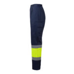 VL ARTEMIS. Two-tone trousers, in twill (190g/m²), cotton (20%) and polyester (80%) - Image 4