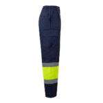 VL ARTEMIS. Two-tone trousers, in twill (190g/m²), cotton (20%) and polyester (80%) - Image 5