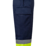 VL ARTEMIS. Two-tone trousers, in twill (190g/m²), cotton (20%) and polyester (80%) - Image 6