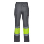 VL ARTEMIS. Two-tone trousers, in twill (190g/m²), cotton (20%) and polyester (80%) - Image 9
