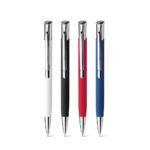 OLAF SOFT. Aluminium ball pen with rubber finish