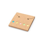 AINSLEY. 2-in-1 office set, made from 100% recycled paper, with 6 sticky notepads - Image 4