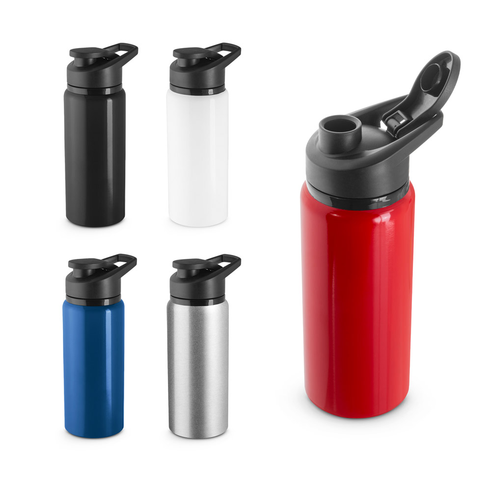 94269_set SHAWN. Sports bottle in 90% recycled aluminium 660 mL - Image 1