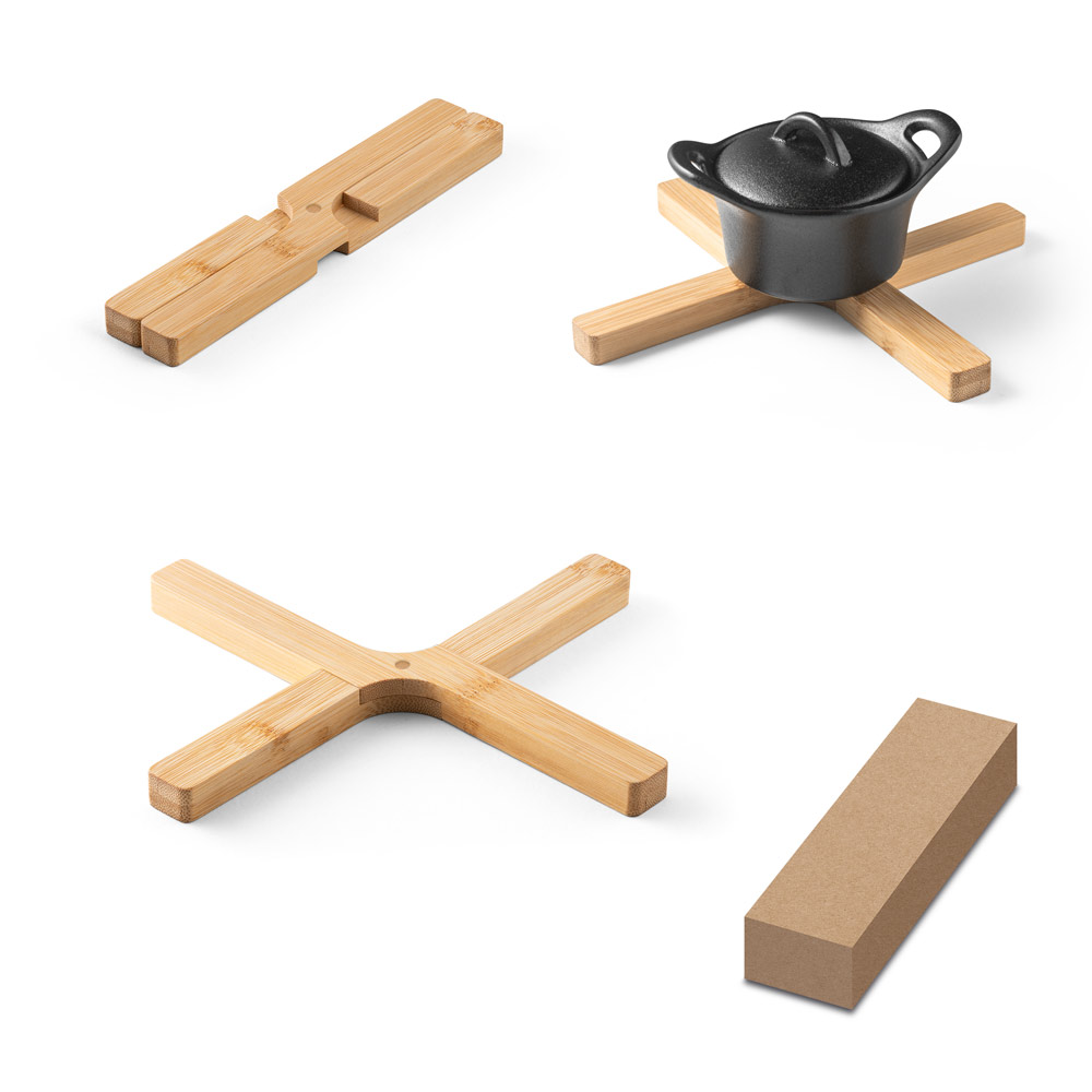 94320_set SHANDY. Bamboo coaster - Image 1