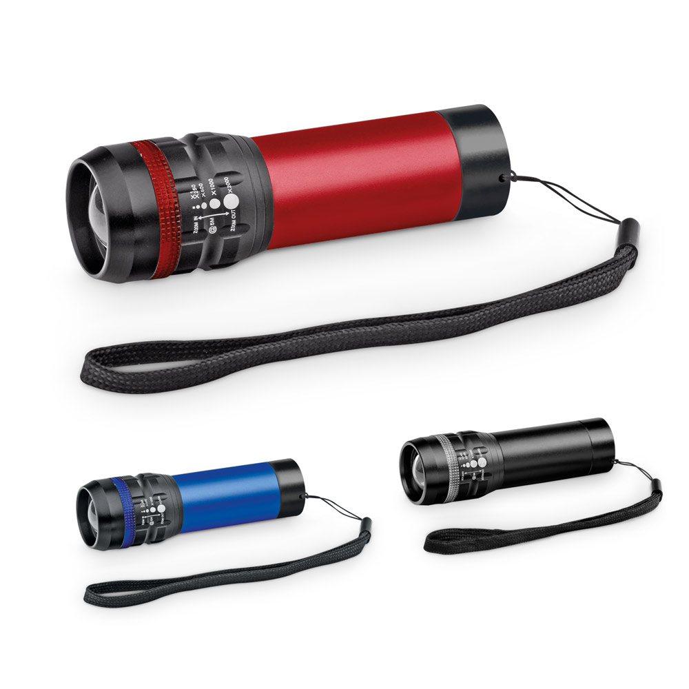 94758_set ZOOMIN. Aluminium torch with zoom function with 3 light modes - Image 1