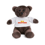 GRIZZLY. Teddy bear plush toy with t-shirt on - Image 2