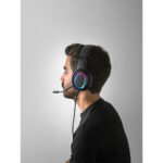 Thorne Headset RGB. ABS gaming headphones with 2m cable, microphone and RGB LED lights - Image 8